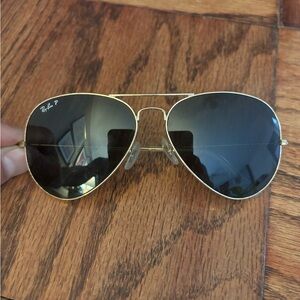 Ray-Ban Classic Gold Frame Sunglasses